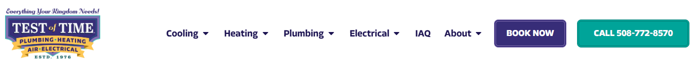 Test of Time Plumbing Heating Air & Electrical